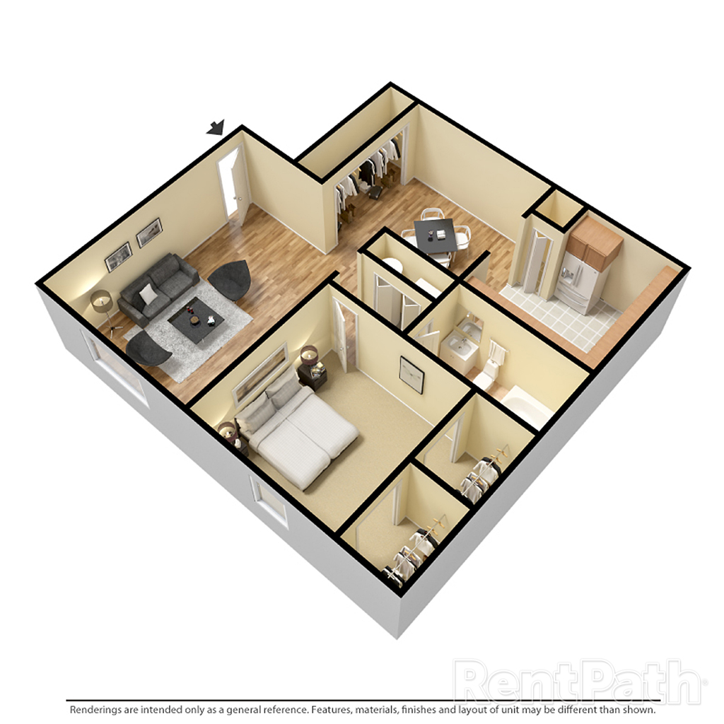 1 Bedroom Apartment – 768 Jolly AV S #12, Clarkston, GA 30021