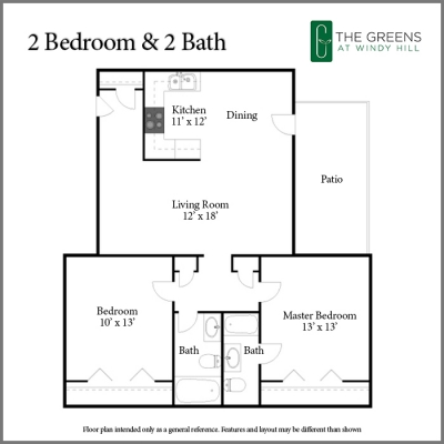2 Bedroom Apartment – 970 Windy Hill RD #12B, Smyrna, GA 30080