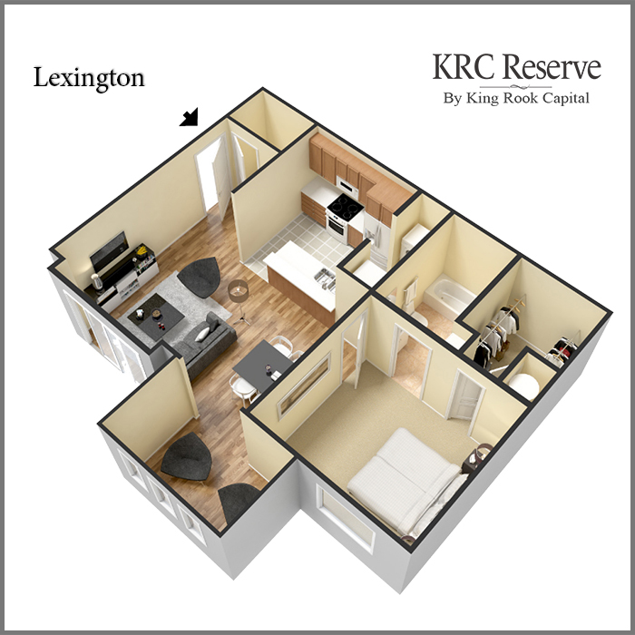 1 Bedroom Apartment – HUNTERS CLUB LN #1604, NORCROSS, GA 30093