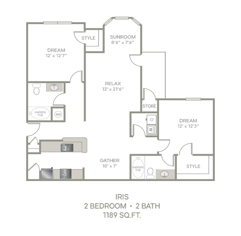 2 Bedroom Apartment – 100 Carrington Park RD #1907, Jonesboro, GA 30236