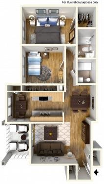 2 Bedroom Apartment – 2935 Old Concord Road SE #531-203, Smyrna, GA 30082