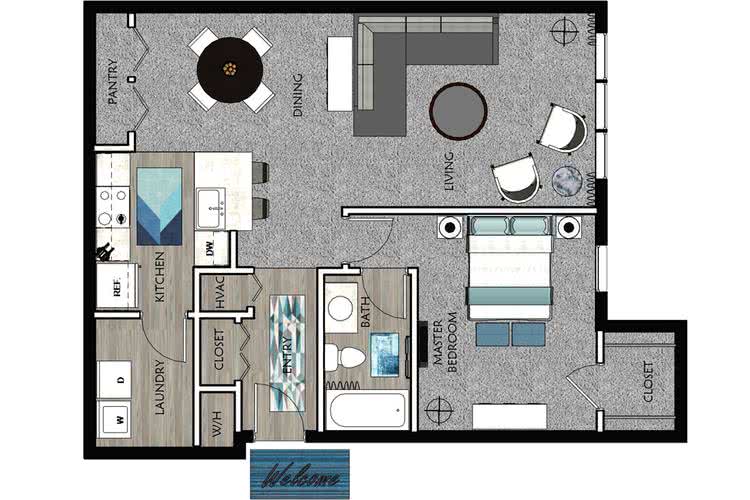 1 Bedroom Apartment – 3384 Mt. Zion Road #2-104, Stockbridge, GA 30281