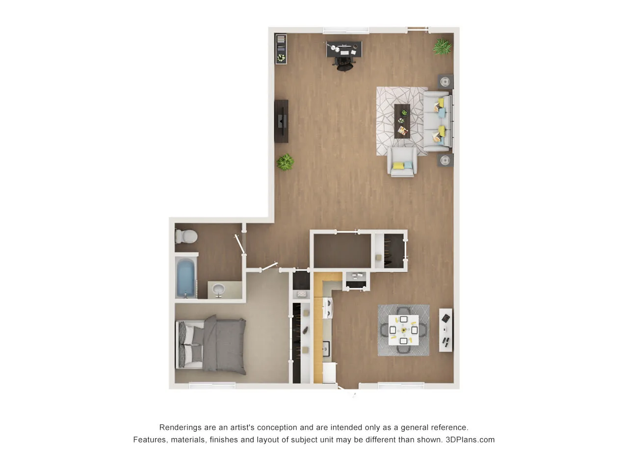 1 Bedroom Apartment – 5890 Riverdale Road #59-A10, Atlanta, GA 30349