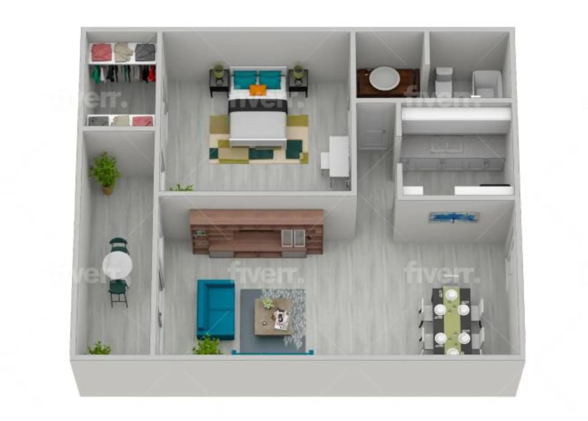 1 Bedroom Apartment – 4001 Lakemont Dr #07I, College Park, GA 30337