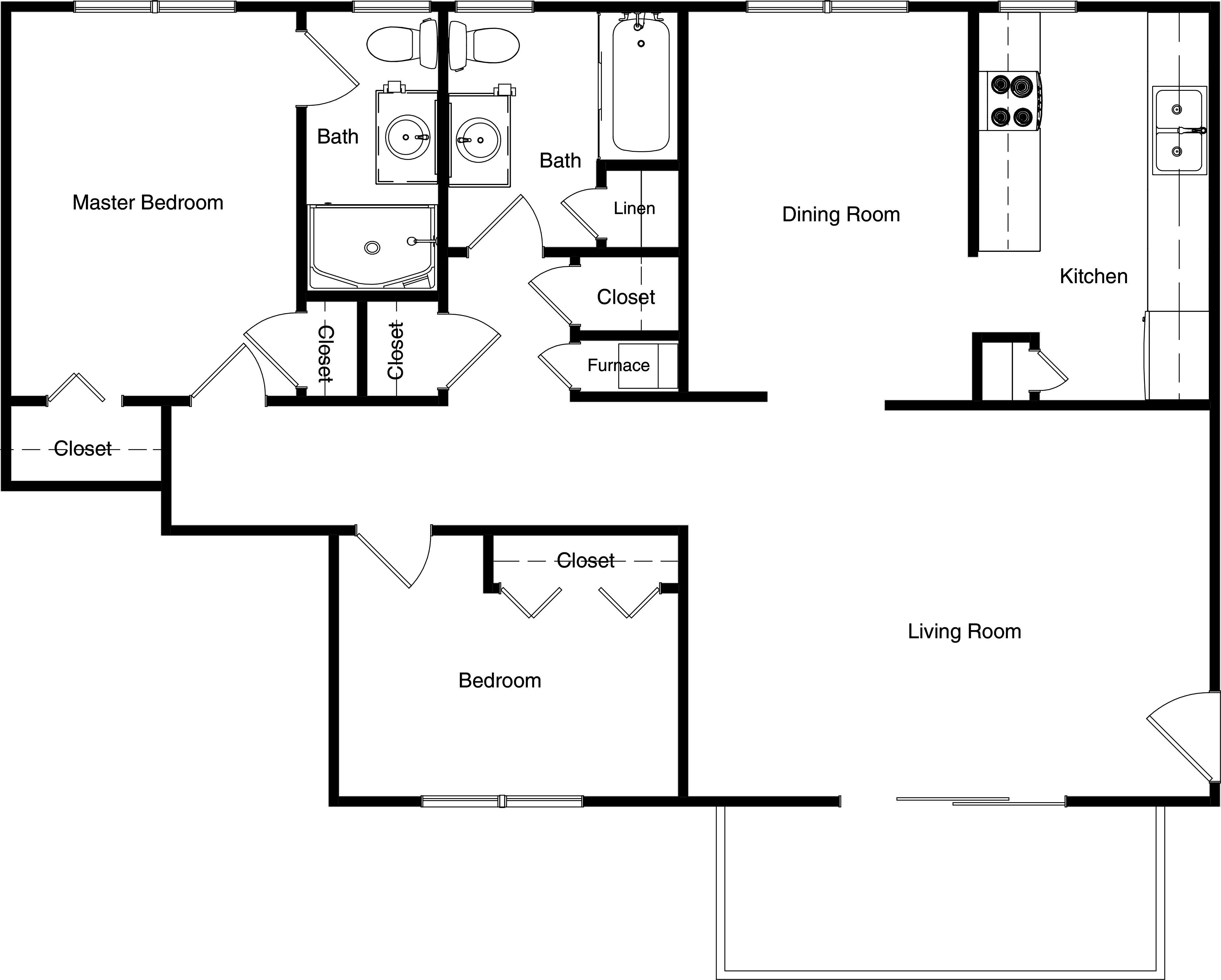 2 Bedroom Apartment – Sharon DR #596-B, Lawrenceville, GA 30046
