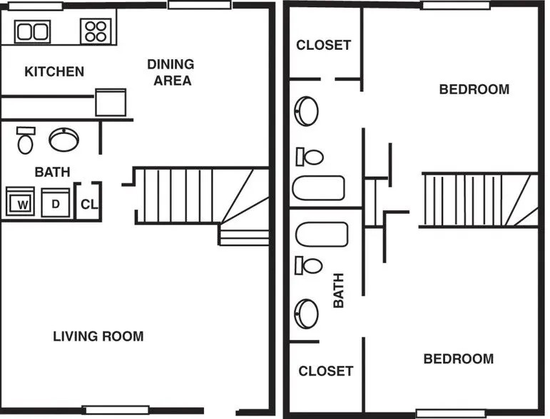 2 Bedroom Apartment – 5401 Old National Hwy #2104, College Park, GA 30349