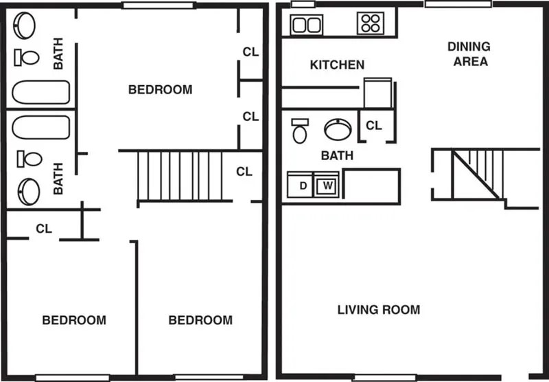 3 Bedroom Apartment – 5401 Old National Hwy #1306, College Park, GA 30349
