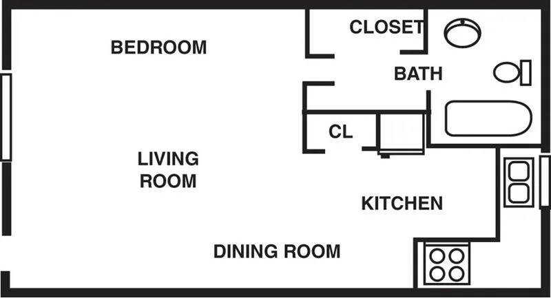 1 Bedroom Apartment – 5401 Old National Hwy #2335, College Park, GA 30349