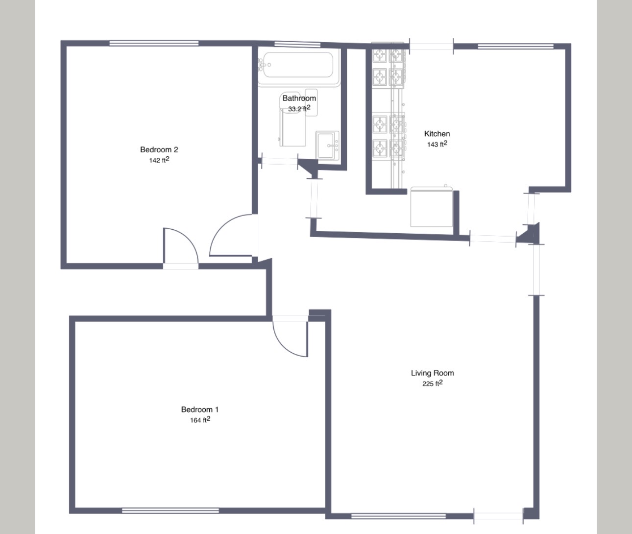 2 Bedroom Apartment – 300 Pat Mell Rd W #27D, Marietta, GA 30060