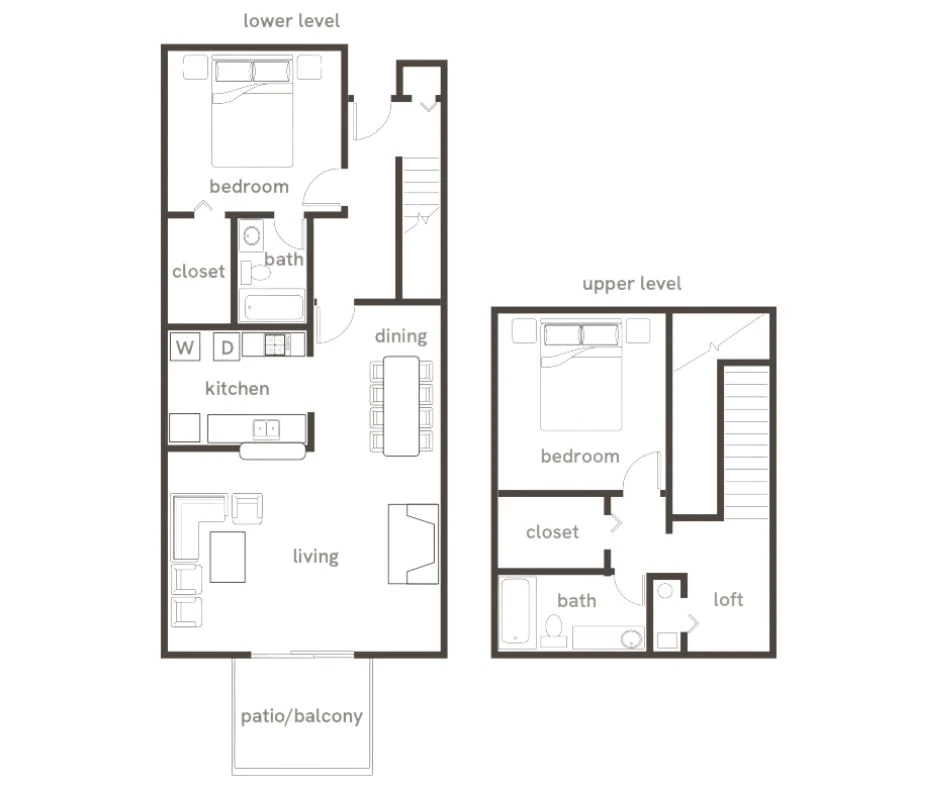 2 Bedroom Apartment – 1310 Wood Bend Dr #4880, Stone Mountain, GA 30083